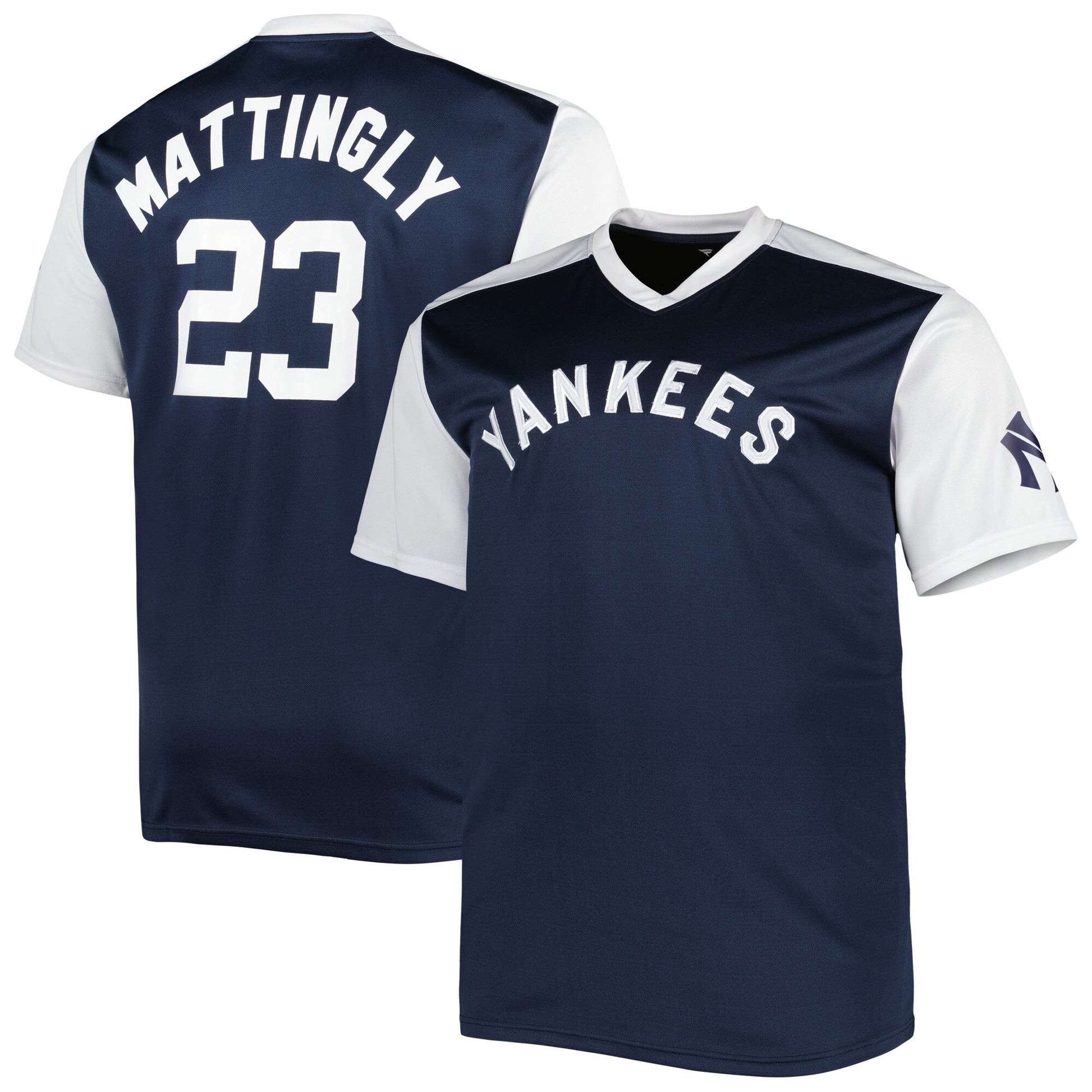 Don Mattingly New York Yankees navy Cooperstown jersey