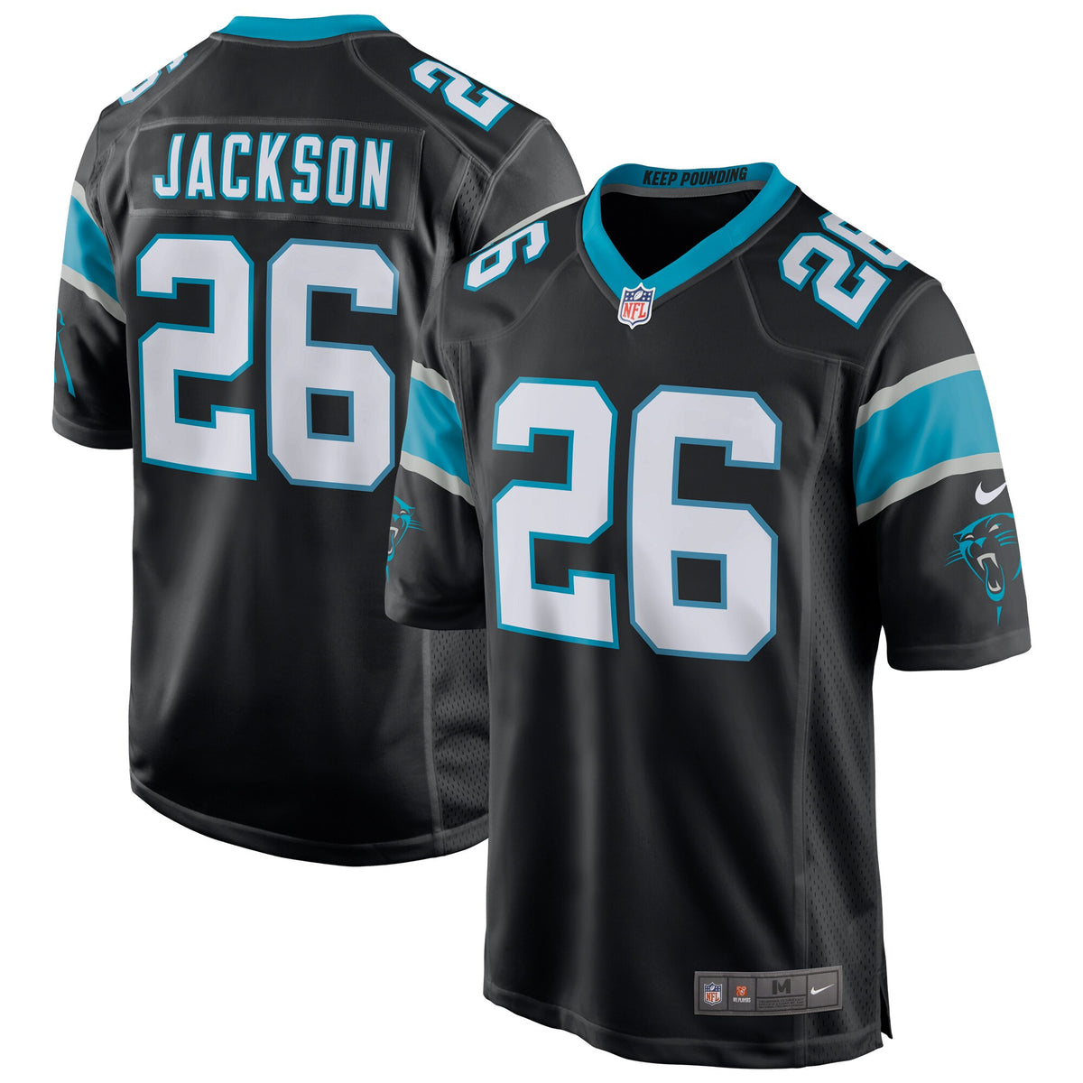 Donte Jackson Carolina Panthers black jersey