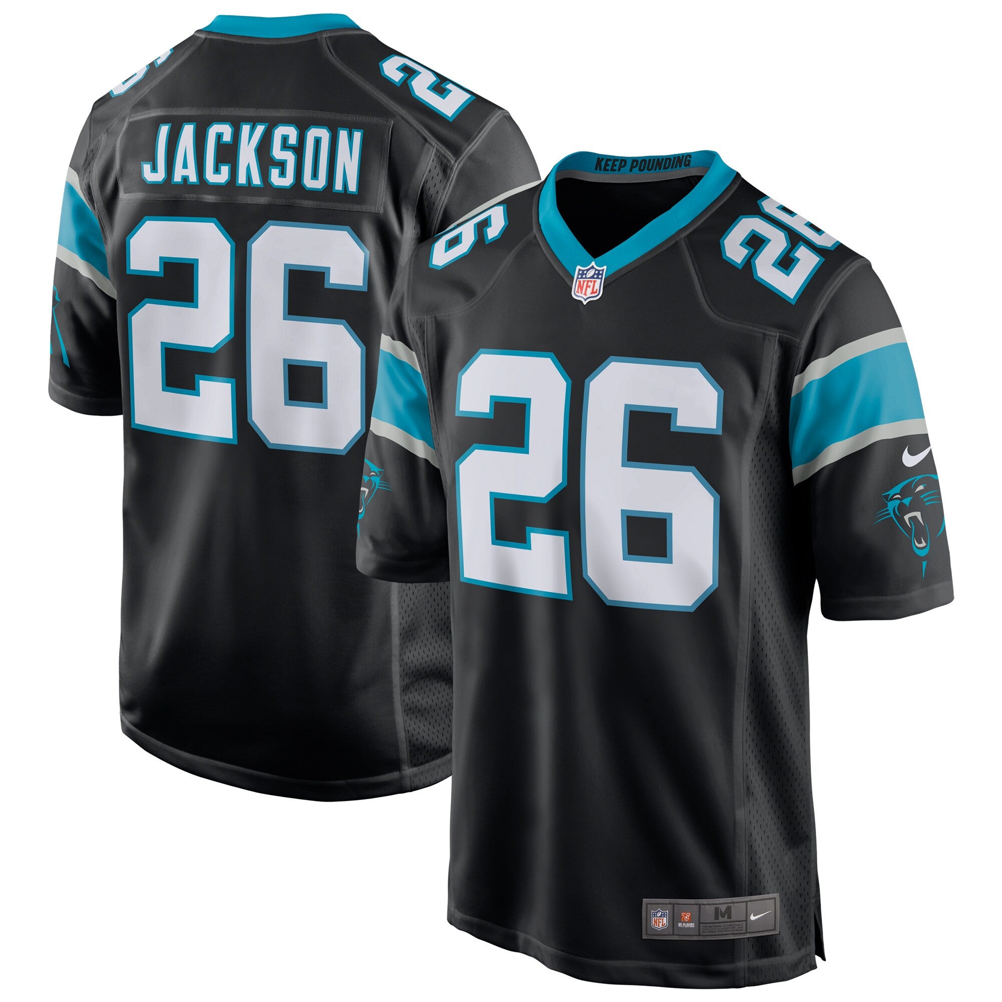 Donte Jackson Carolina Panthers black jersey