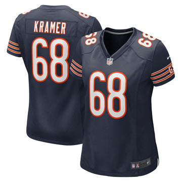 Doug Kramer Chicago Bears navy Game jersey