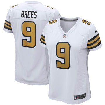 Drew Brees New Orleans Saints white Alternate jersey