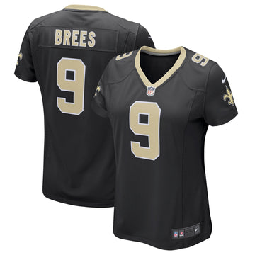 Drew Brees New Orleans Saints black Game jersey