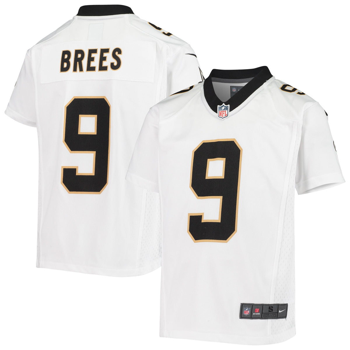 Drew Brees New Orleans Saints white jersey