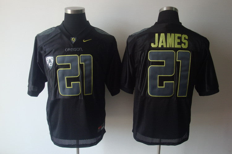 LaMichael James Oregon Ducks black jersey