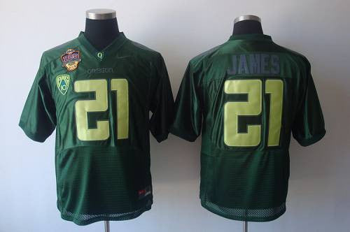 LaMichael James Oregon Ducks green jersey