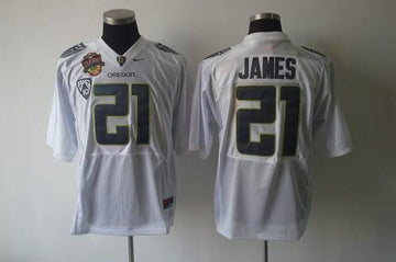 LaMichael James Oregon Ducks white jersey