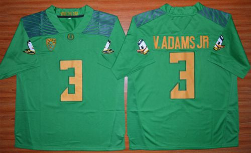 Vernon Adams Jr Oregon Ducks green jersey