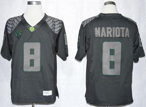 Marcus Mariota Blackout Oregon Ducks Limited jersey