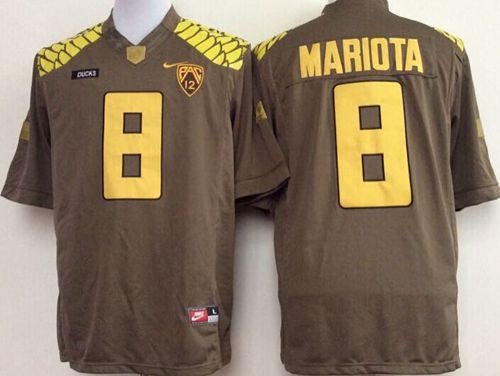 Marcus Mariota Oregon Ducks olive Limited jersey
