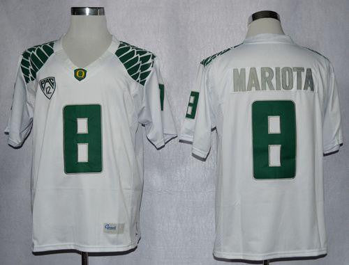 Marcus Mariota Oregon Ducks white Limited jersey