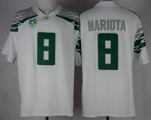 Marcus Mariota Oregon Ducks white Limited jersey