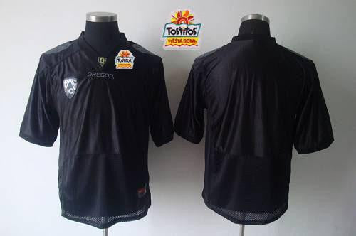 Custom Oregon Ducks black jersey