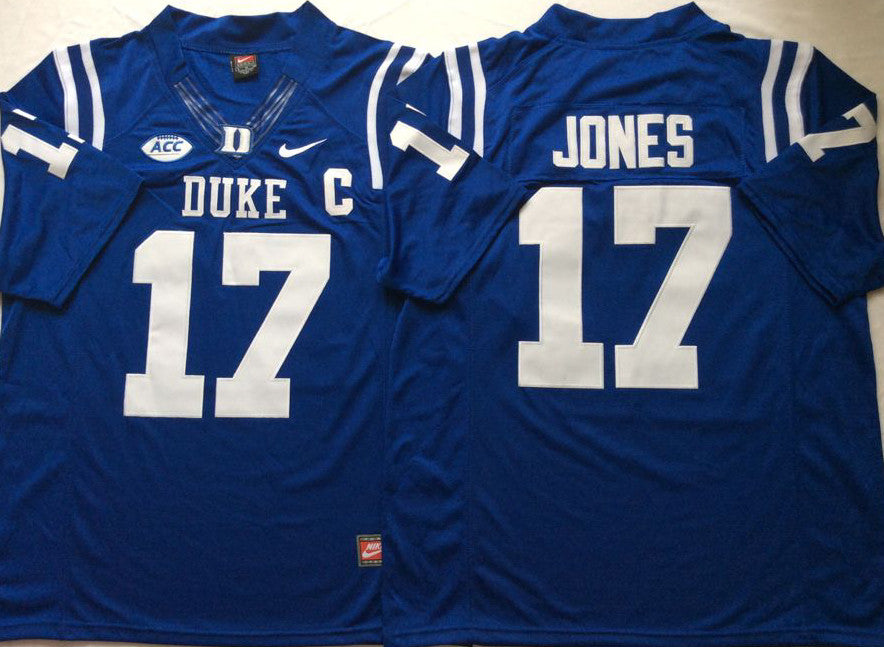 Daniel Jones Duke Blue Devils blue jersey