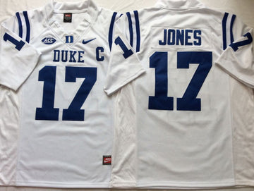 Daniel Jones Duke Blue Devils white jersey