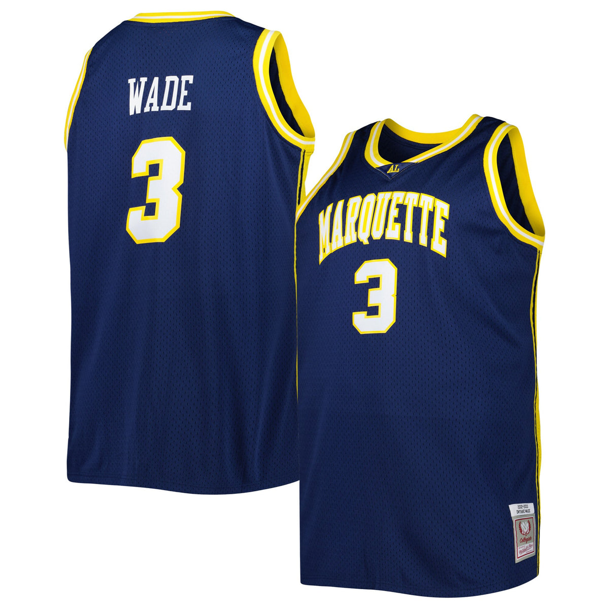 Dwyane Wade Marquette Golden Eagles navy jersey
