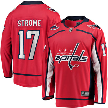 Dylan Strome Washington Capitals red Home jersey
