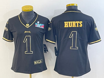 Jalen Hurts Philadelphia Eagles black Vapor jersey