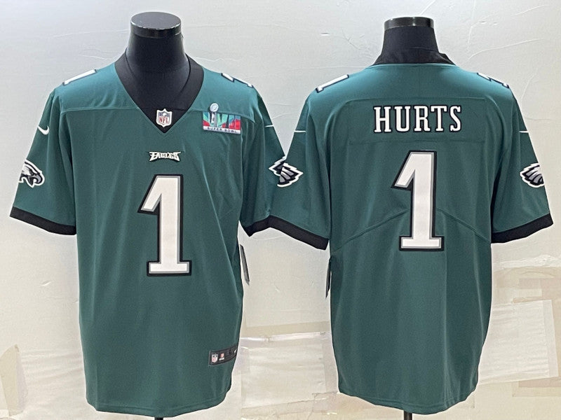 Jalen Hurts Philadelphia Eagles green Vapor jersey