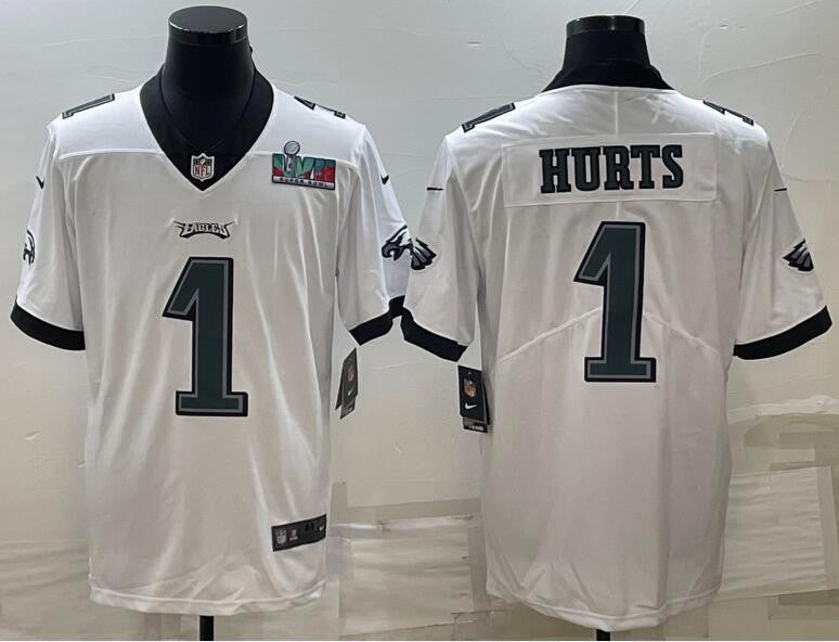 Jalen Hurts Philadelphia Eagles white Vapor jersey