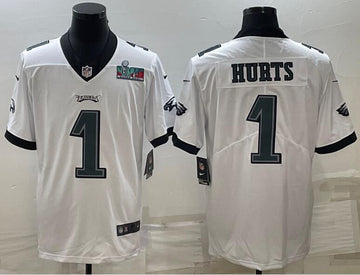 Jalen Hurts Philadelphia Eagles white Vapor jersey