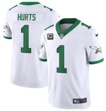 Jalen Hurts Philadelphia Eagles white Limited jersey