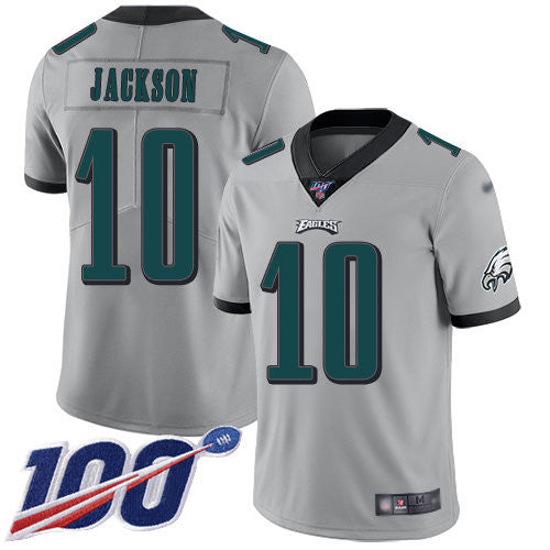DeSean Jackson Philadelphia Eagles silver Inverted Legend jersey