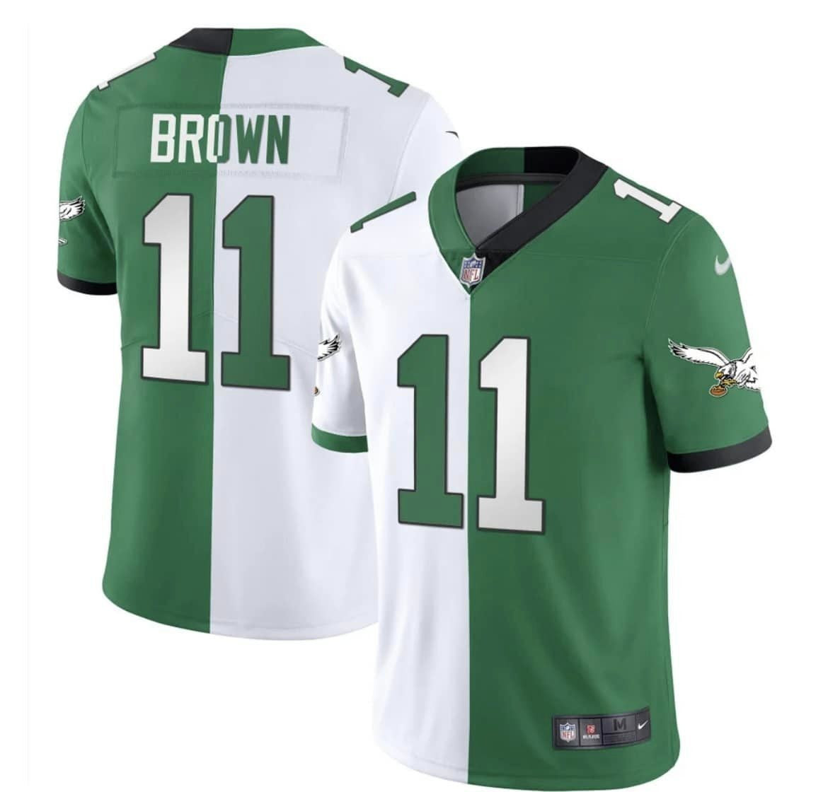 A.J. Brown Philadelphia Eagles white Limited jersey