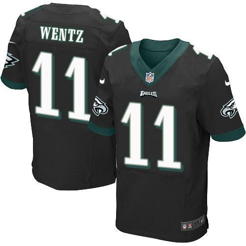 Carson Wentz Philadelphia Eagles black Elite jersey