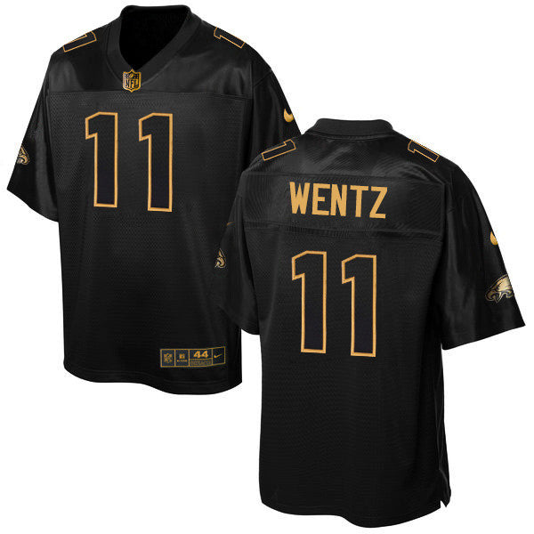 Carson Wentz Philadelphia Eagles black Pro Line jersey