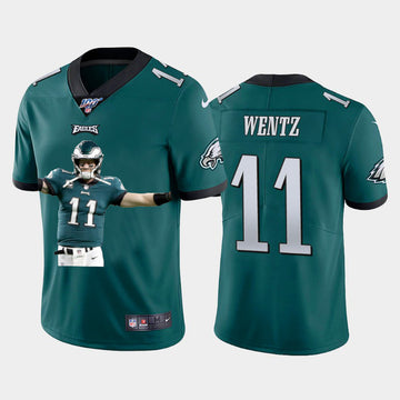 Carson Wentz Philadelphia Eagles green Untouchable jersey