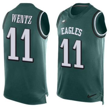 Carson Wentz Philadelphia Eagles green Limited jersey