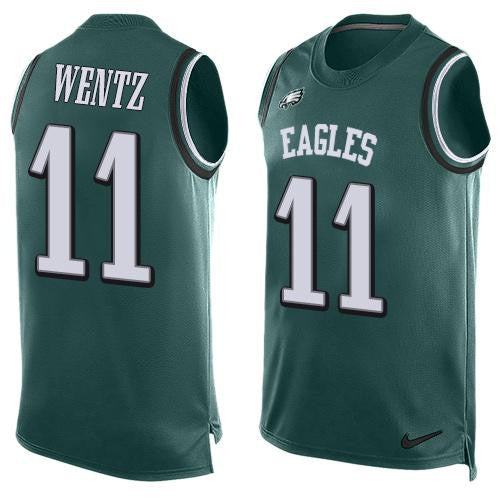 Carson Wentz Philadelphia Eagles green Limited jersey