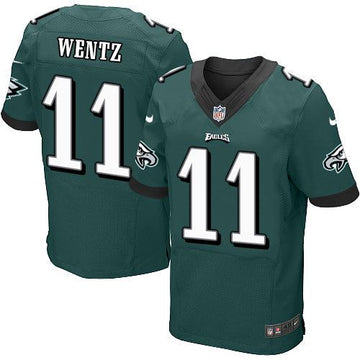Carson Wentz Philadelphia Eagles green Elite jersey