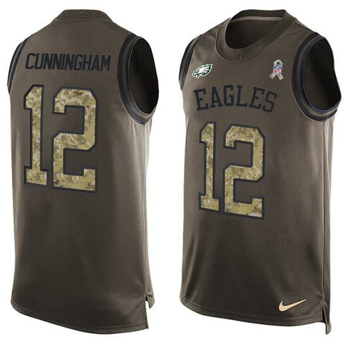 Randall Cunningham Philadelphia Eagles green Salute To Service jersey