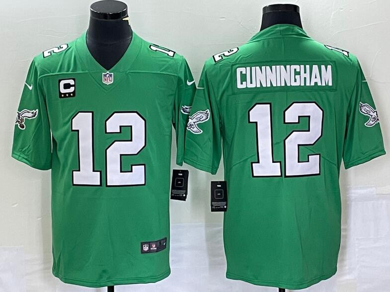 Randall Cunningham Philadelphia Eagles green Vapor jersey