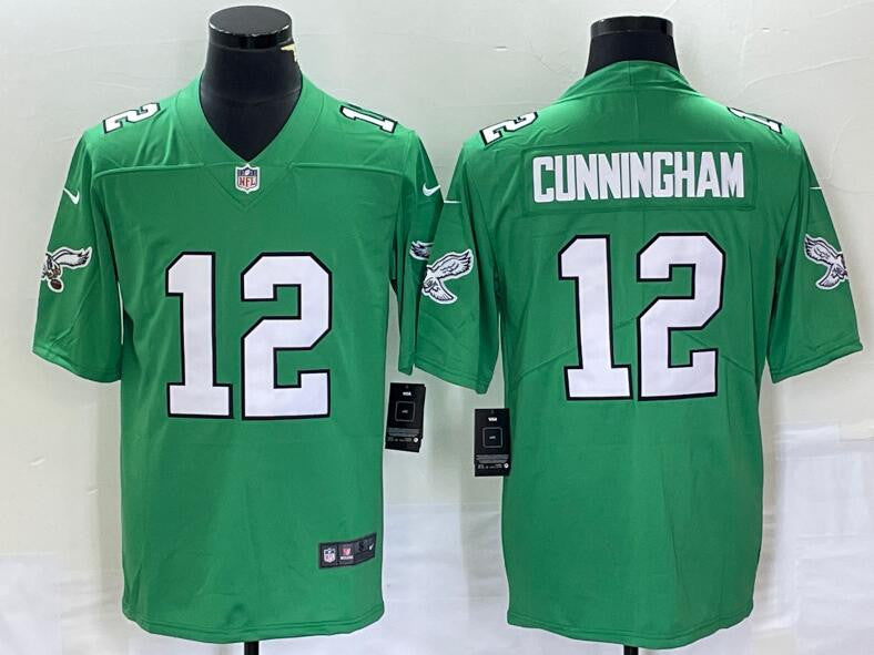 Randall Cunningham Philadelphia Eagles green Vapor jersey