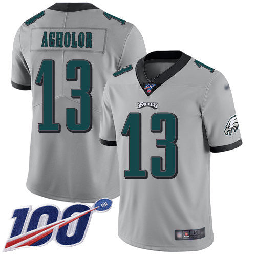 Nelson Agholor Philadelphia Eagles silver Inverted Legend jersey