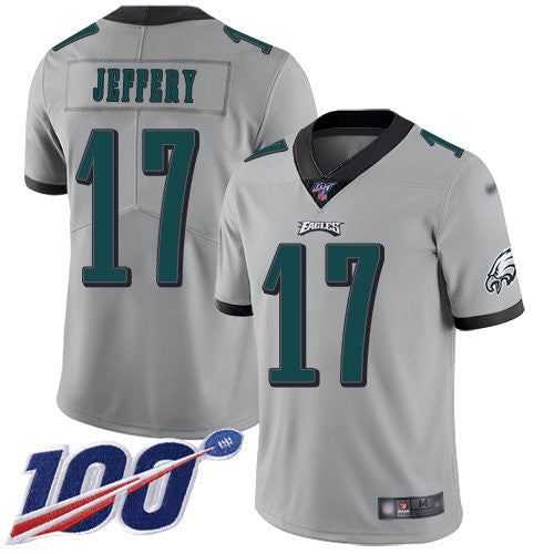 Alshon Jeffery Philadelphia Eagles silver Inverted Legend jersey