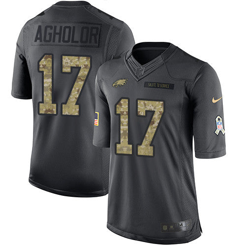 Nelson Agholor Philadelphia Eagles black Salute To Service jersey