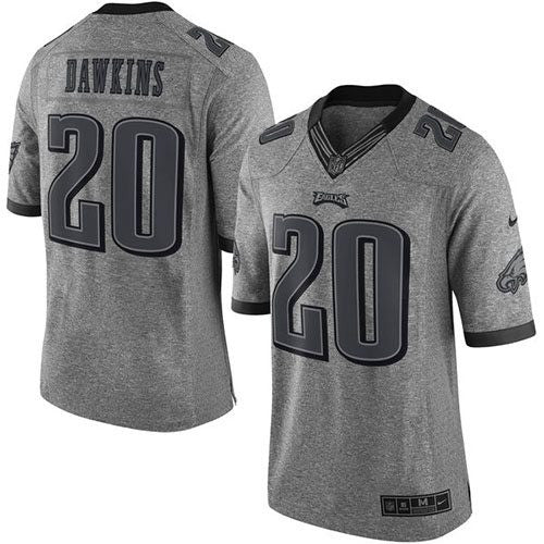 Brian Dawkins Philadelphia Eagles gray Limited jersey