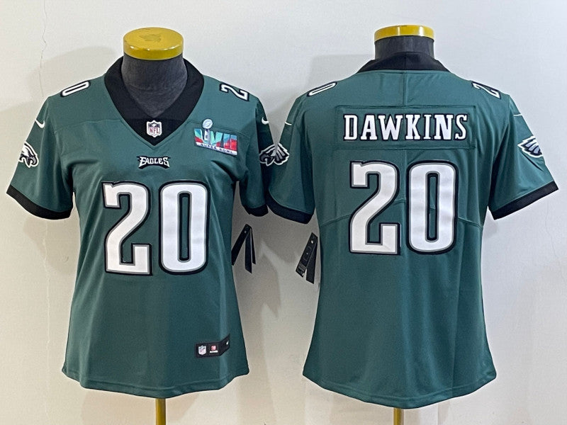 Brian Dawkins Philadelphia Eagles green Vapor jersey