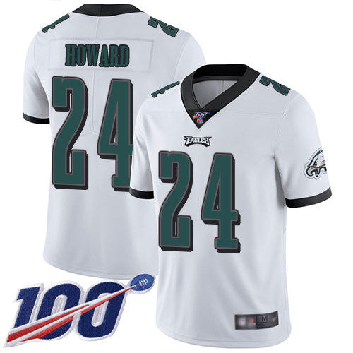 Jordan Howard Philadelphia Eagles white Vapor jersey