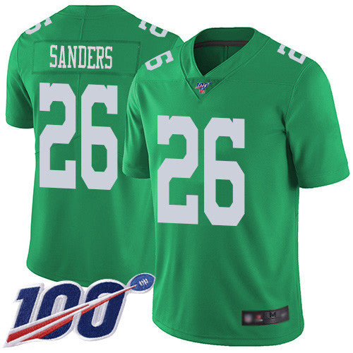 Miles Sanders Philadelphia Eagles green Limited jersey