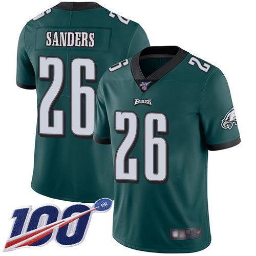 Miles Sanders Philadelphia Eagles green Vapor jersey