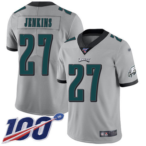 Malcolm Jenkins Philadelphia Eagles silver Inverted Legend jersey