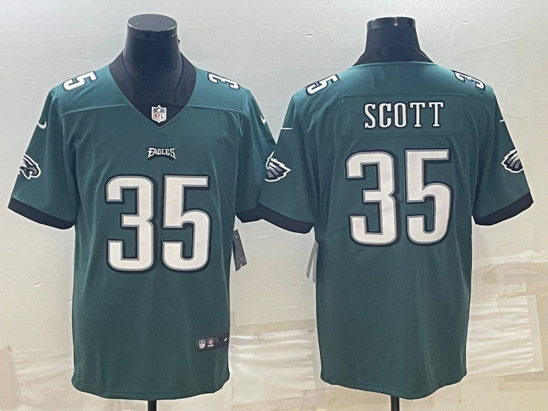 Boston Scott Philadelphia Eagles green Limited jersey