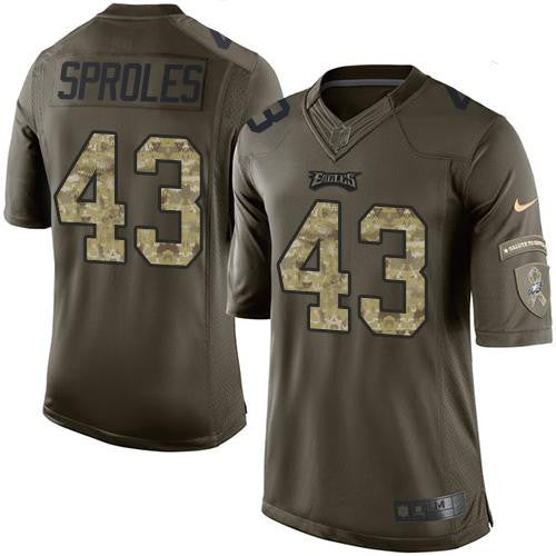 Darren Sproles Philadelphia Eagles green Salute To Service jersey