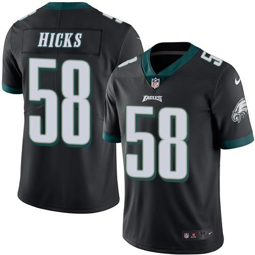 Jordan Hicks Philadelphia Eagles black Limited jersey