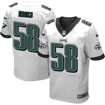Jordan Hicks Philadelphia Eagles white Elite jersey