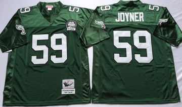 Seth Joyner Philadelphia Eagles green Throwback jersey